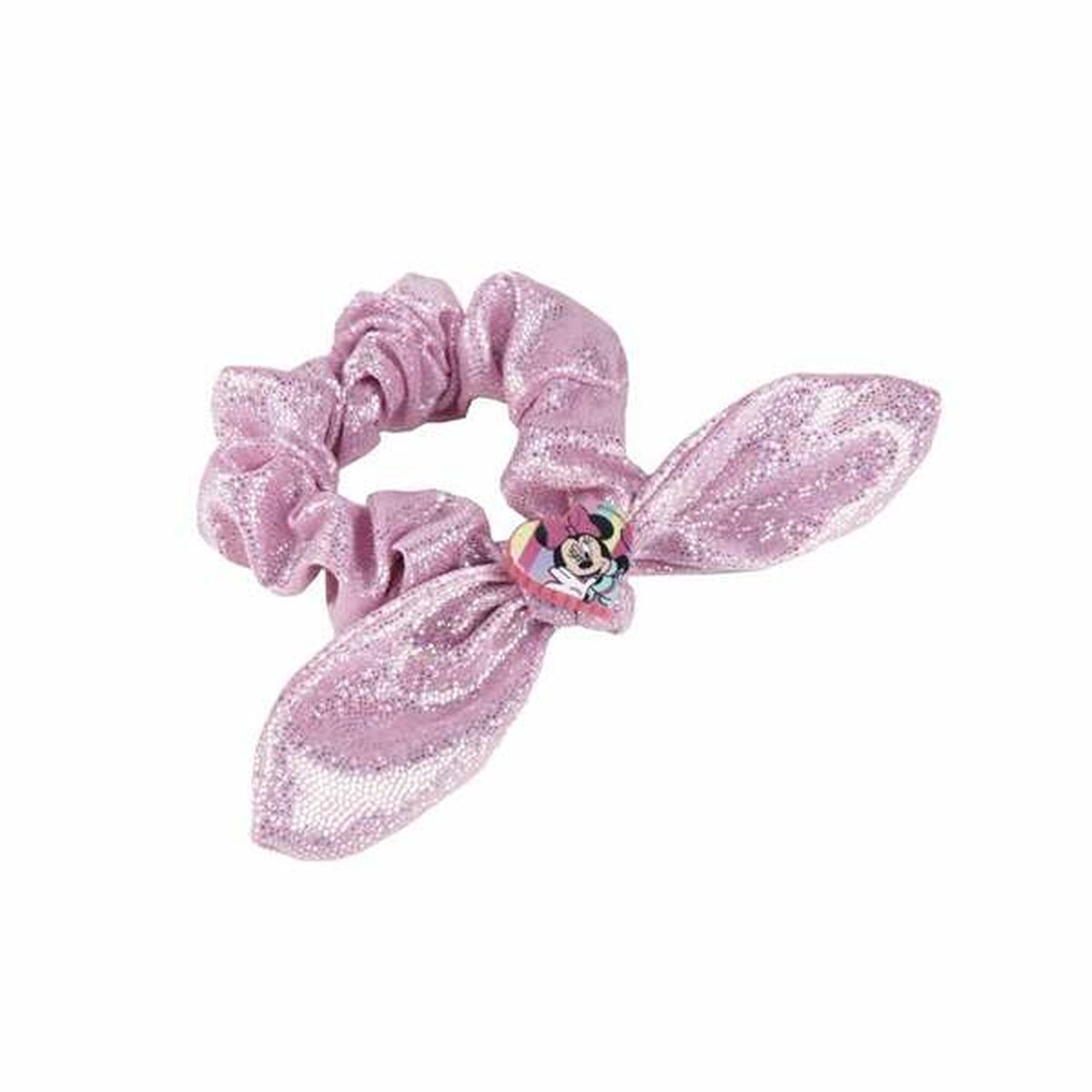 Elastici per Capelli Disney Rosa Minnie Mouse Fiocco Set